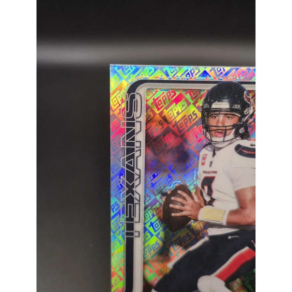 2025 Topps Chrome CJ Stroud #119 Fanatics Exclusive Logo Refractor Texans SP